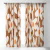 Kierkegaard Design Studio Daisy Time Retro Floral Pattern Single Panel Sheer Window Curtain - Deny Designs -Deny Designs Shop GUEST 22a284a7 10ef 4767 9ec1 2def8fe422b9