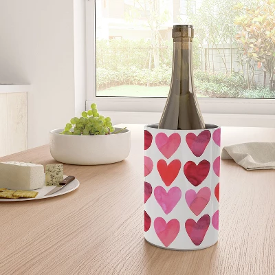 Amy Sia Heart Watercolor Wine Chiller - Deny Designs 3 Amy Sia Heart Watercolor Wine Chiller - Deny Designs