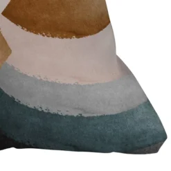 Gale Switzer Brushstroke Rainbows Outdoor Throw Pillow - Deny Designs