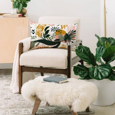 Marta Barragan Camarasa Art Nature Brushstrokes Oblong Lumbar Throw Pillow Green - Deny Designs 3 Marta Barragan Camarasa Art Nature Brushstrokes Oblong Lumbar Throw Pillow Green - Deny Designs