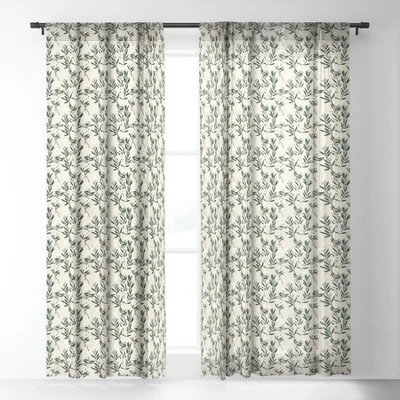 Holli Zollinger Floral Bloom Single Panel Sheer Window Curtain - Deny Designs 3 Holli Zollinger Floral Bloom Single Panel Sheer Window Curtain - Deny Designs