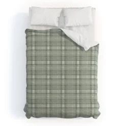 Little Arrow Design Co Fall Plaid Duvet Cover Set Sage Green - Deny Designs -Deny Designs Shop GUEST 2351a525 84cc 40de a96b 65b4efefb73c