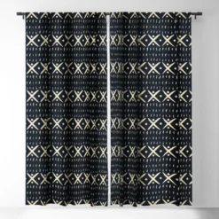 Holli Zollinger ADOBO MUDCLOTH DARK Single Panel Sheer Window Curtain - Deny Designs -Deny Designs Shop GUEST 2427bb0a 6c39 4973 810c 59291e5c4ed5