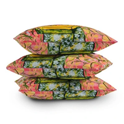 16"x16" Nadar Musa Bin Chicken Australian Native Bird Square Throw Pillow Pink - Deny Designs 5 16"x16" Nadar Musa Bin Chicken Australian Native Bird Square Throw Pillow Pink - Deny Designs - Image 3