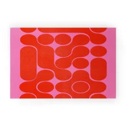 Showmemars Abstract Midcentury Shapes No 6 Welcome Mat - Society6 -Deny Designs Shop GUEST 271817e8 4c2a 4630 abda e8b1cc41ec47