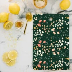 Emanuela Carratoni Meadow Flowers Theme Cutting Board - Deny Designs