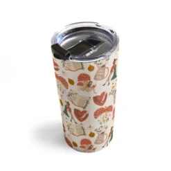 Dash And Ash Woodland Friends Travel Mug 20 Oz Stainless Steel Travel Mug - Deny Designs -Deny Designs Shop GUEST 282653ae 5308 40f7 b385 7f516ca96f99