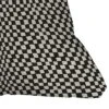 Iveta Abolina Lazy Checker Outdoor Throw Pillow Coal Black - Deny Designs