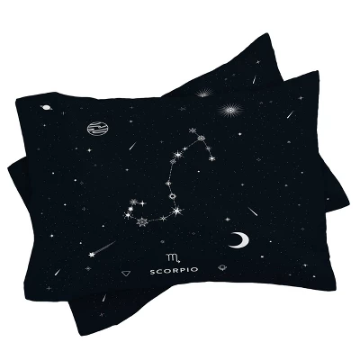 Cuss Yeah Designs Scorpio Star Constellation Comforter Set - Deny Designs 4 Cuss Yeah Designs Scorpio Star Constellation Comforter Set - Deny Designs - Image 2