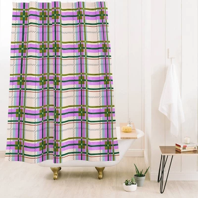 Deny Designs Marta Barragan Camarasa Colorful Striped Fusion Shower Curtain 3 Deny Designs Marta Barragan Camarasa Colorful Striped Fusion Shower Curtain