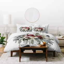 Iveta Abolina Floral Sun Duvet Set - Deny Designs