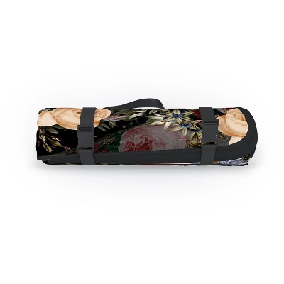 Burcu Korkmazyurek Dark Garden Picnic Blanket - Deny Designs 3 Burcu Korkmazyurek Dark Garden Picnic Blanket - Deny Designs