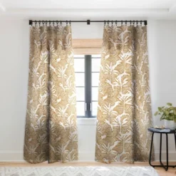 Evamatise Big Cats And Palm Trees Jungle Single Panel Sheer Window Curtain - Deny Designs -Deny Designs Shop GUEST 2b1ae6a6 3937 41fc 9995 03d2104a5a1b