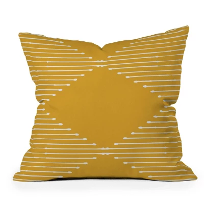 Summer Sun Home Art Geo Outdoor Throw Pillow Yellow - Deny Designs 5 Summer Sun Home Art Geo Outdoor Throw Pillow Yellow - Deny Designs - Image 3