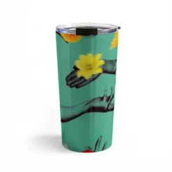 Chromoeye Jewels In Teal 20 Oz Stainless Steel Travel Mug - Deny Designs -Deny Designs Shop GUEST 2b99088d 4cf5 46a4 ac32 830cfcc9c682