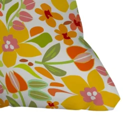 Mirimo Naif Summer Flora Outdoor Throw Pillow - Deny Designs