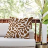 26"x26" Deny Designs Alisa Galitsyna Linocut Plant Outdoor Throw Pillow: Modern Design, Abstract Pattern, Square Shape -Deny Designs Shop GUEST 2bee00c8 60b4 4647 a9c7 05662bbd3a6a