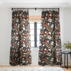 Marta Barragan Camarasa Christmas Holiday Night III Single Panel Sheer Window Curtain - Deny Designs -Deny Designs Shop GUEST 2e8dba0e 24e8 4a1e bba7 39afb131df6d