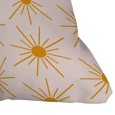 Maritza Lisa Sun Pattern Outdoor Throw Pillow Pink/Orange - Deny Designs 3 Maritza Lisa Sun Pattern Outdoor Throw Pillow Pink/Orange - Deny Designs