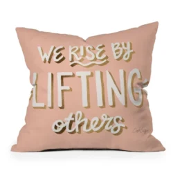 Cat Coquillette We Rise By Lifting Others Outdoor Throw Pillow Blush/Gold - Deny Designs 12 Cat Coquillette We Rise By Lifting Others Outdoor Throw Pillow Blush/Gold - Deny Designs -Deny Designs Shop GUEST 30c57781 7313 4fc4 988a 170f93d92043