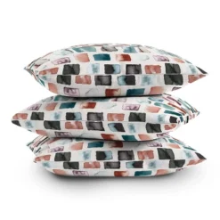 16"x16" Ninola Design Mineral Color Block Rustic Square Throw Pillow Blue - Deny Designs 7 16"x16" Ninola Design Mineral Color Block Rustic Square Throw Pillow Blue - Deny Designs -Deny Designs Shop GUEST 30c63327 5ca8 4ee2 9046 2cce81459ad4