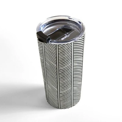 Little Arrow Design Co Organic Chevron Inkwell 20 Oz Stainless Steel Travel Mug - Deny Designs 3 Little Arrow Design Co Organic Chevron Inkwell 20 Oz Stainless Steel Travel Mug - Deny Designs