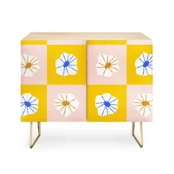 Maritza Lisa White Checkered Flowers Credenza - Deny Designs 11 Maritza Lisa White Checkered Flowers Credenza - Deny Designs -Deny Designs Shop GUEST 337031a4 cd13 4b76 a4ee 29cfa2a4f4bd