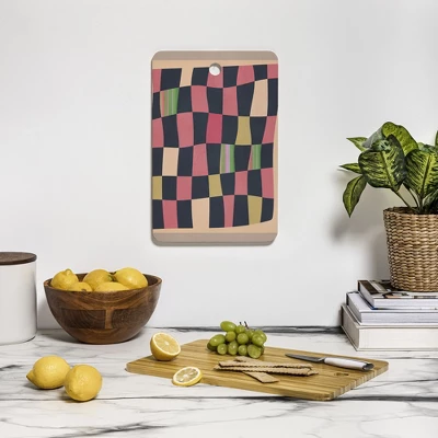 Gaite Geometric Abstraction 241 Cutting Board - Rectangle 4 Gaite Geometric Abstraction 241 Cutting Board - Rectangle - Image 2