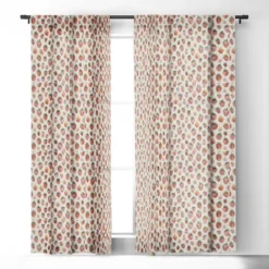 Ninola Design Strawberries Countryside Summer 84" X 50" Single Panel Room Darkening Window Curtain - Deny Designs