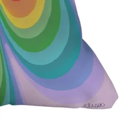 18"x18" Elisa Bell Groovy Ribbon Square Throw Pillow - Deny Designs: Indoor Decorative, Machine Washable -Deny Designs Shop GUEST 34af532f 0bdb 4e98 9520 fbcf1f38e054