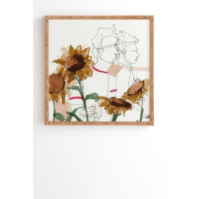 Kc Lo Late Summer 'The Things I Kept Inside' Bamboo Framed Wall Canvas White - Deny Designs 6 Kc Lo Late Summer 'The Things I Kept Inside' Bamboo Framed Wall Canvas White - Deny Designs - Image 4