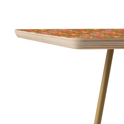 ThirtyOne Illustrations Spring In Retro Side Table - Deny Designs 4 ThirtyOne Illustrations Spring In Retro Side Table - Deny Designs - Image 2