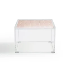 Little Arrow Design Co Organic Chevron In Rose Acrylic Box - Deny Designs -Deny Designs Shop GUEST 35cb6b2e 7035 4a67 aac4 767fbd54a628