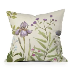 16"x16" Deny Designs Nadja Little Blooming Wildflowers Square Outdoor Throw Pillow Beige -Deny Designs Shop GUEST 35ef871a 403f 40ea aacd f0be45ccfb17