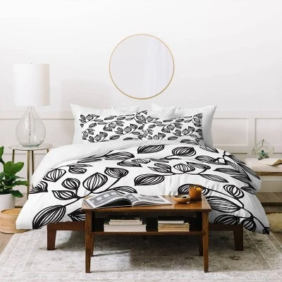 Julia Da Rocha The Leaves Duvet Set - Deny Designs 5 Julia Da Rocha The Leaves Duvet Set - Deny Designs - Image 3