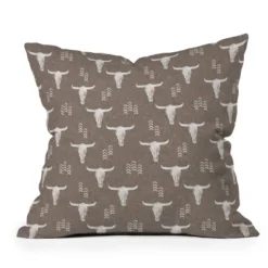 16"x16" Deny Designs Little Arrow Design Co Cow Skull Outdoor Throw Pillow Taupe: UV & Mildew Resistant, Abstract Pattern 9 16"x16" Deny Designs Little Arrow Design Co Cow Skull Outdoor Throw Pillow Taupe: UV & Mildew Resistant, Abstract Pattern -Deny Designs Shop GUEST 37726ecb c35f 45c2 a431 1f2909b829c6 1