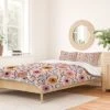 Floral Holli Zollinger Suzani Duvet Cover Set Pink - Deny Designs -Deny Designs Shop GUEST 378691f4 4aa7 449b a6c0 403feb5583ba