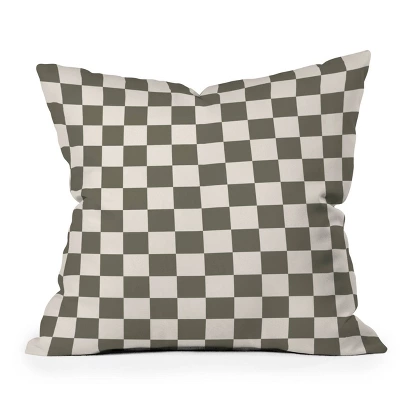 26"x26" Deny Designs Carey Copeland Checker Outdoor Throw Pillow Green 6 26"x26" Deny Designs Carey Copeland Checker Outdoor Throw Pillow Green - Image 4