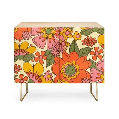 ThirtyOne Illustrations Spring In Retro Credenza - Deny Designs 7 ThirtyOne Illustrations Spring In Retro Credenza - Deny Designs - Image 5