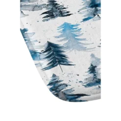 Ninola Design Watercolor Pine Spruces Christmas Memory Foam Bath Mat - Deny Designs -Deny Designs Shop GUEST 3a668574 4b7b 4ae8 b908 b01a784b7787