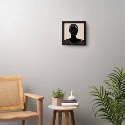 Domonique Brown Black Hair No. 5 Framed Wall Art Black - Deny Designs -Deny Designs Shop GUEST 3a740887 da65 4afd 92e5 77d16af4d446