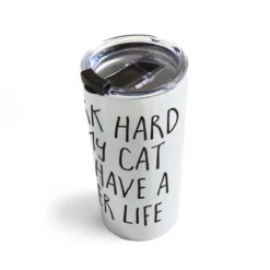 EnvyArt Cat Better Life Travel Mug 20 Oz Stainless Steel Travel Mug - Deny Designs -Deny Designs Shop GUEST 3aeed093 6fb5 4022 a0de 6f9a7ff067c9