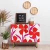 Maritza Lisa Red And Pink Floral Pattern Credenza - Deny Designs -Deny Designs Shop GUEST 3ba4872c 5463 474d b42e cd96da7caabd