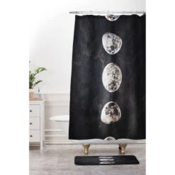 Emanuela Carratoni Mystery Moon Shower Curtain Black/White - Deny Designs -Deny Designs Shop GUEST 3c69f2c7 b7da 4c3e 9c08 e4365380a86b