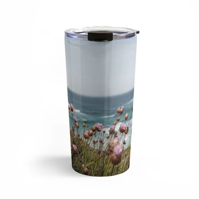 Henrike Schenk - Travel Photography Pink Flowers By The Ocean 20 Oz Stainless Steel Travel Mug - Deny Designs 6 Henrike Schenk - Travel Photography Pink Flowers By The Ocean 20 Oz Stainless Steel Travel Mug - Deny Designs - Image 4