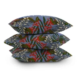 16"x16" Joy Laforme Christmas 'Merry Merry' Wreath Square Throw Pillow Beige - Deny Designs -Deny Designs Shop GUEST 3d8c55b2 ec00 41d0 ac2b 58864a653def