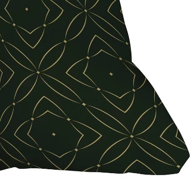Marta Barragan Camarasa Vintage Emerald Pattern Square Throw Pillow Green - Deny Designs 4 Marta Barragan Camarasa Vintage Emerald Pattern Square Throw Pillow Green - Deny Designs - Image 2
