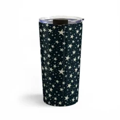 Avenie Black And White Stars 20 Oz Stainless Steel Travel Mug - Deny Designs -Deny Designs Shop GUEST 3de00a77 eb2d 43b7 be40 c91f3fa1711a
