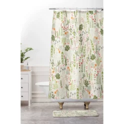 Floral Goodness IV Shower Curtain Green - Deny Designs -Deny Designs Shop GUEST 3dfadc86 b08f 46ef 9af7 9d70986c37c9