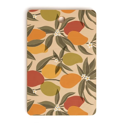 Cuss Yeah Designs Abstract Mangoes Cutting Board Rectangle - Deny Designs 5 Cuss Yeah Designs Abstract Mangoes Cutting Board Rectangle - Deny Designs - Image 3